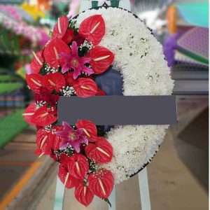 พวงหรีดหรูหรา Wreath PW00041