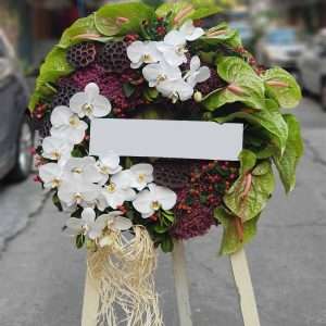 พวงหรีดหรูหรา Wreath PW00048