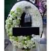 พวงหรีดหรูหรา wreathPW00052 ขนาด 80X60 cm